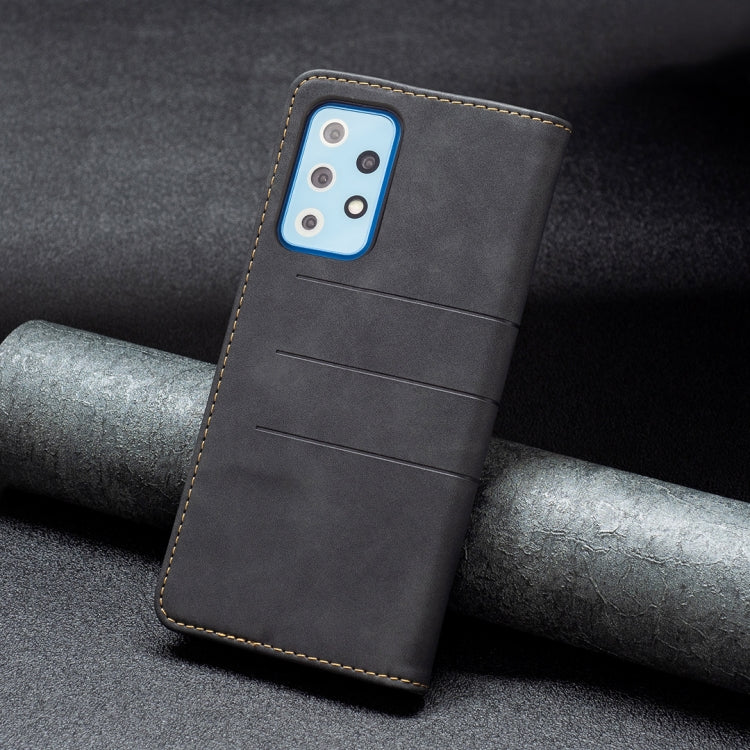 For Samsung Galaxy A52 Magnetic Splicing Leather Phone Case