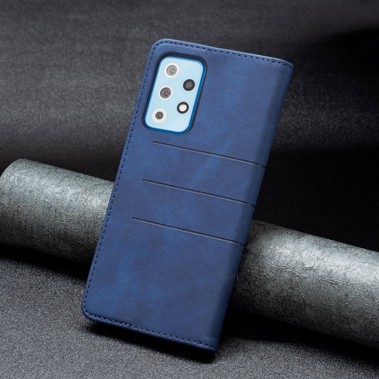 For Samsung Galaxy A52 Magnetic Splicing Leather Phone Case