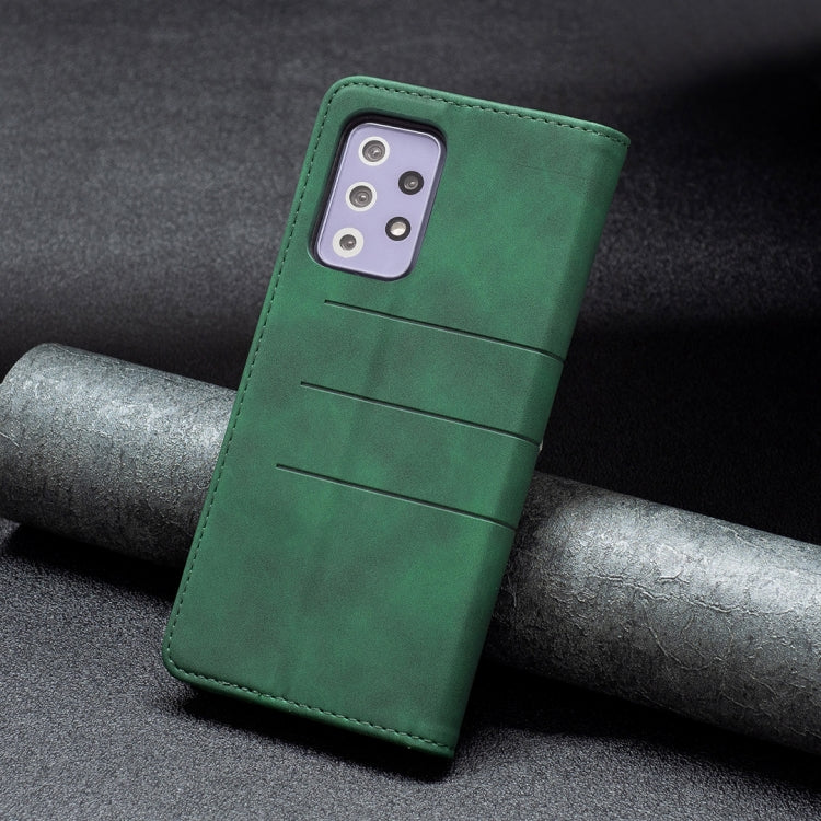 For Samsung Galaxy A72 Magnetic Splicing Leather Phone Case