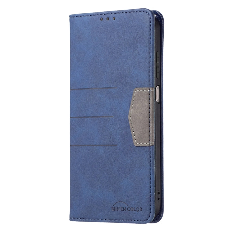 For Samsung Galaxy M32 Magnetic Splicing Leather Phone Case