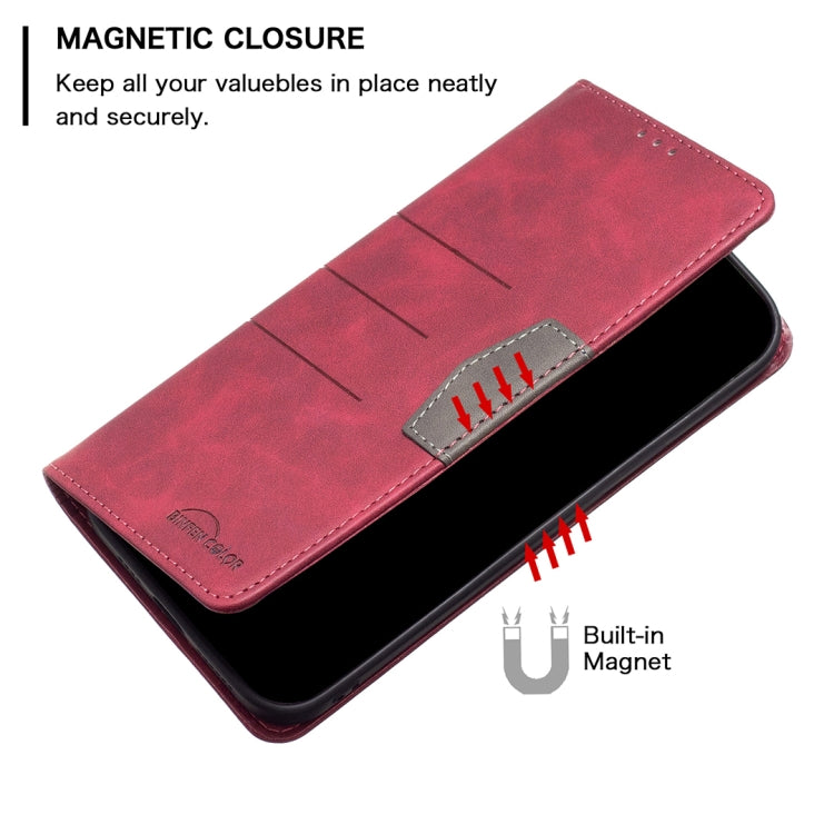 For Samsung Galaxy M52 5G Magnetic Splicing Leather Phone Case