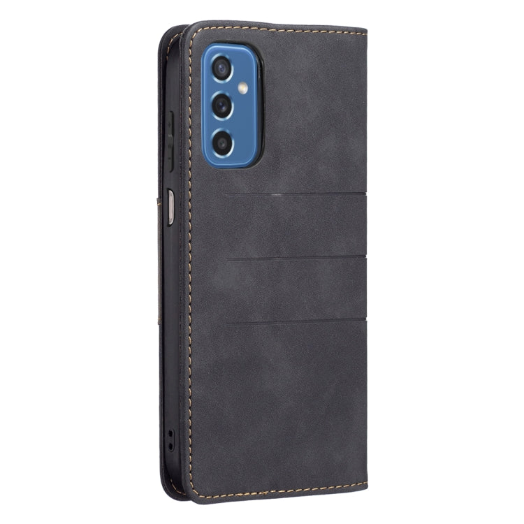 For Samsung Galaxy M52 5G Magnetic Splicing Leather Phone Case