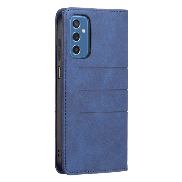 For Samsung Galaxy M52 5G Magnetic Splicing Leather Phone Case