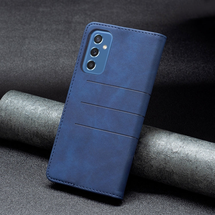 For Samsung Galaxy M52 5G Magnetic Splicing Leather Phone Case