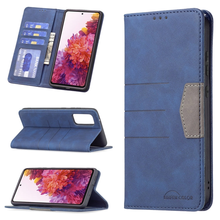 For Samsung Galaxy S20 FE Magnetic Splicing Leather Phone Case