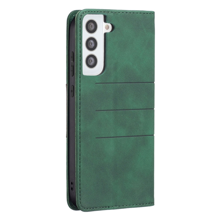 For Samsung Galaxy S21 5G Magnetic Splicing Leather Phone Case