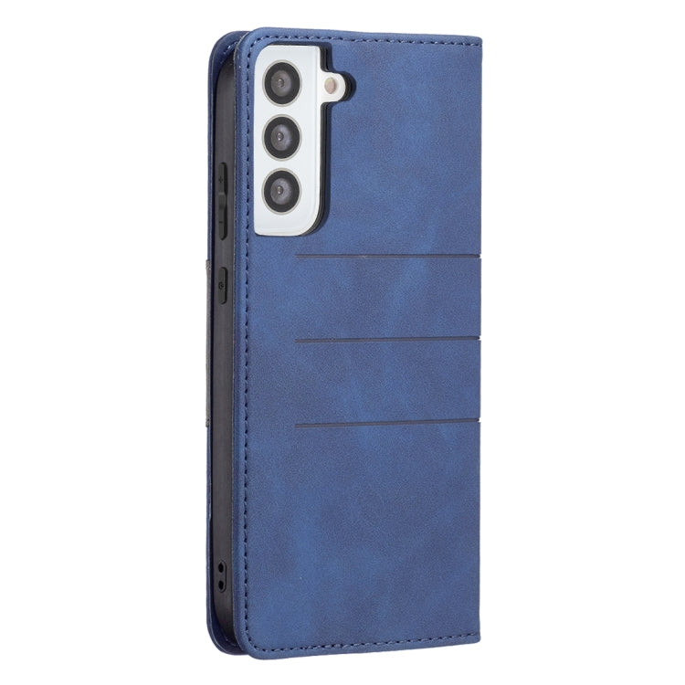 For Samsung Galaxy S21 5G Magnetic Splicing Leather Phone Case