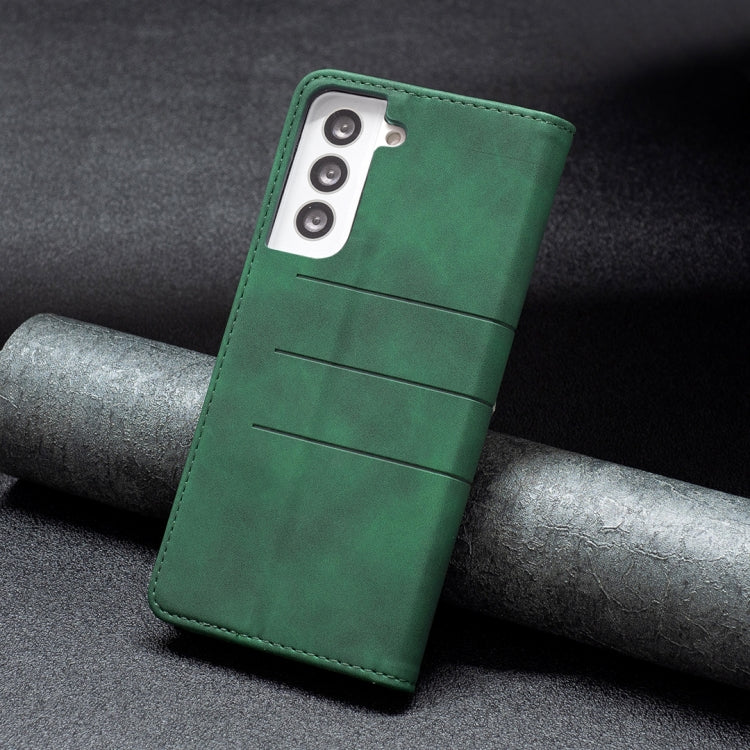 For Samsung Galaxy S21+ 5G Magnetic Splicing Leather Phone Case