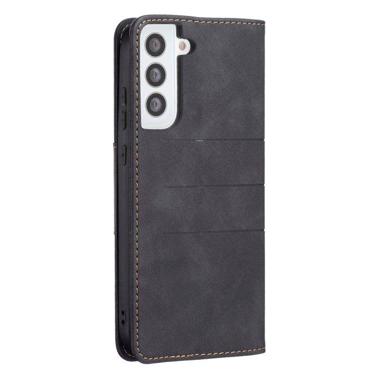 For Samsung Galaxy S21+ 5G Magnetic Splicing Leather Phone Case