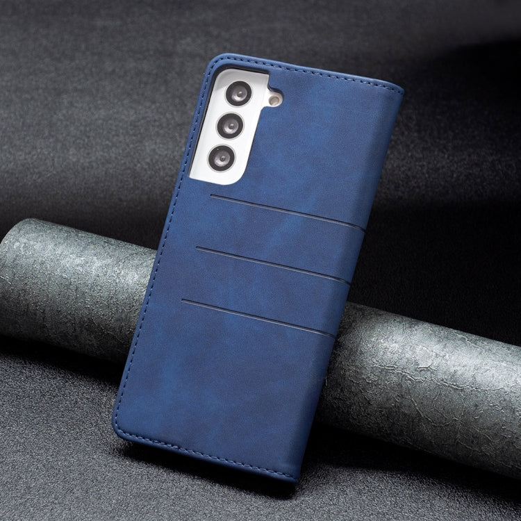 For Samsung Galaxy S21+ 5G Magnetic Splicing Leather Phone Case