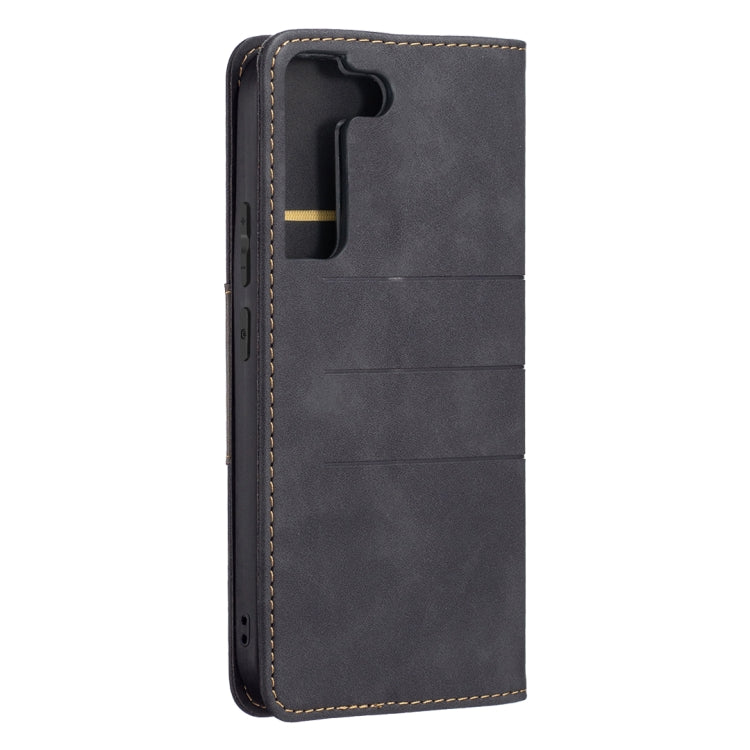 For Samsung Galaxy S22+ 5G Magnetic Splicing Leather Phone Case