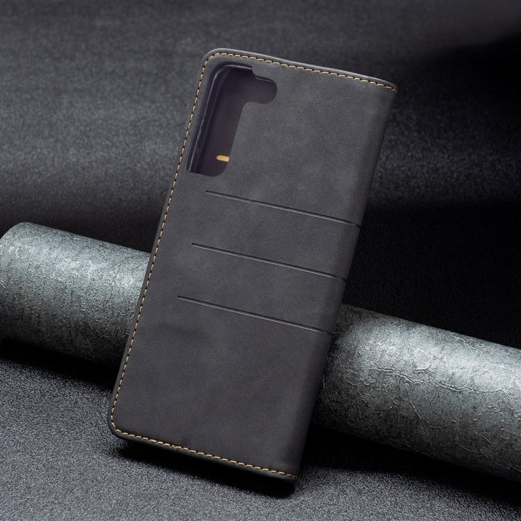 For Samsung Galaxy S22+ 5G Magnetic Splicing Leather Phone Case
