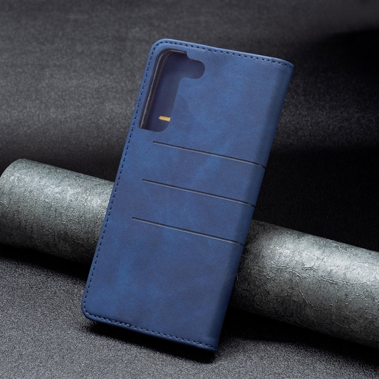 For Samsung Galaxy S22+ 5G Magnetic Splicing Leather Phone Case