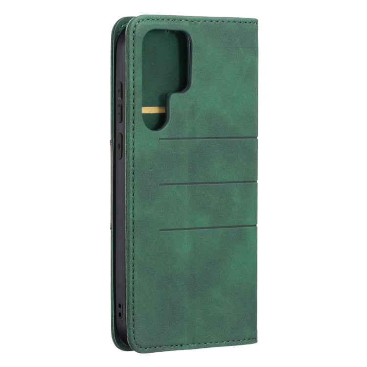 For Samsung Galaxy S22 Ultra 5G Magnetic Splicing Leather Phone Case