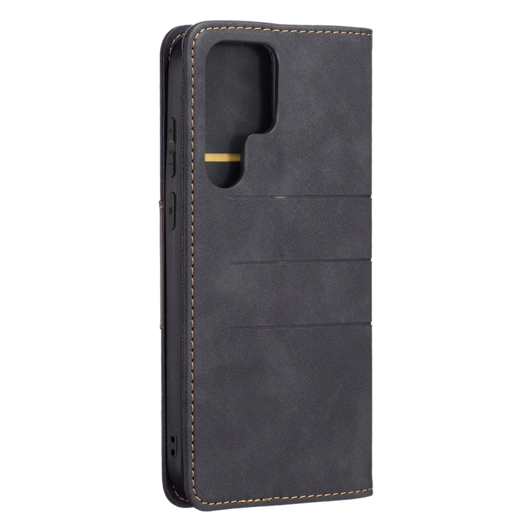 For Samsung Galaxy S22 Ultra 5G Magnetic Splicing Leather Phone Case