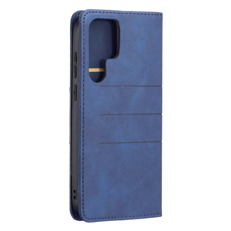 For Samsung Galaxy S22 Ultra 5G Magnetic Splicing Leather Phone Case