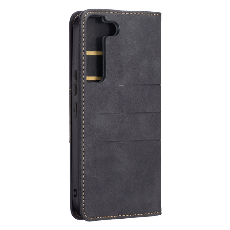 For Samsung Galaxy S22 5G Magnetic Splicing Leather Phone Case
