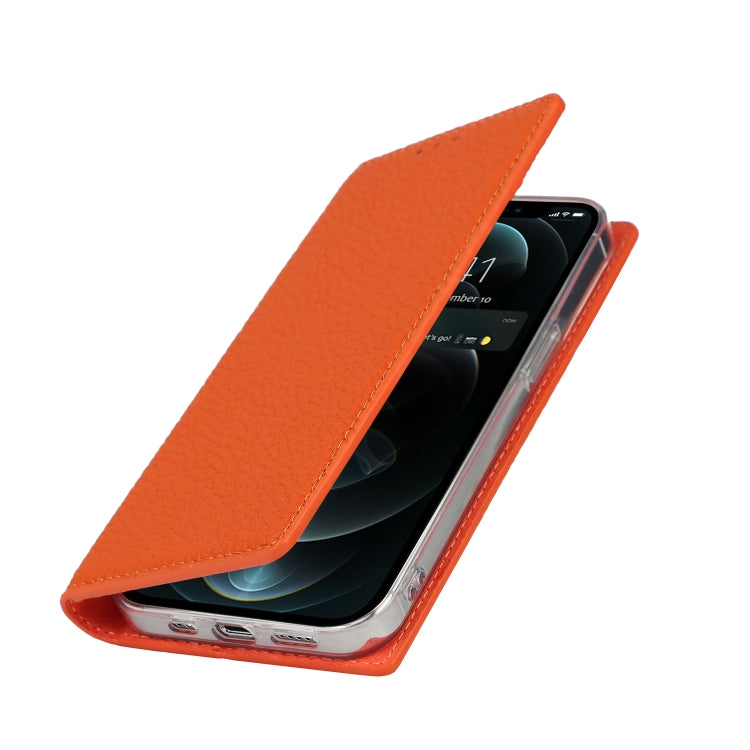 For iPhone 13 Pro Litchi Texture Genuine Leather Phone Case With Lanyard & Holder & Card Slots & Wallet