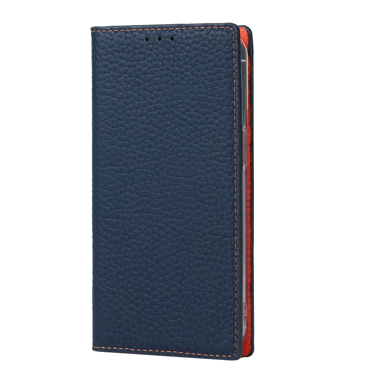 For iPhone 13 Pro Litchi Texture Genuine Leather Phone Case With Lanyard & Holder & Card Slots & Wallet