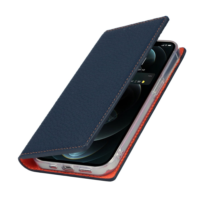 For iPhone 13 Pro Litchi Texture Genuine Leather Phone Case With Lanyard & Holder & Card Slots & Wallet