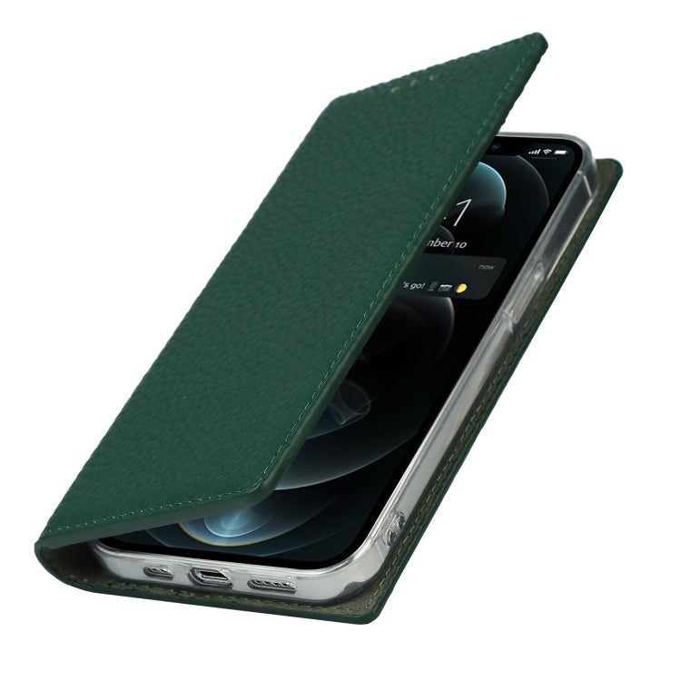 For iPhone 13 Pro Litchi Texture Genuine Leather Phone Case With Lanyard & Holder & Card Slots & Wallet