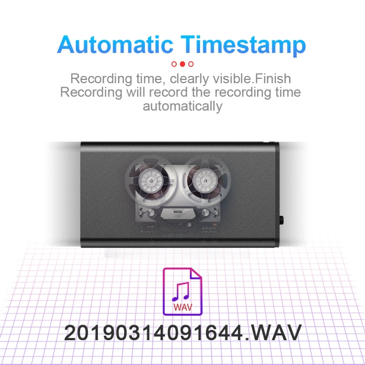 Q1 Intelligent HD Noise Reduction Voice Control Recorder, Capacity:4GB(Black)