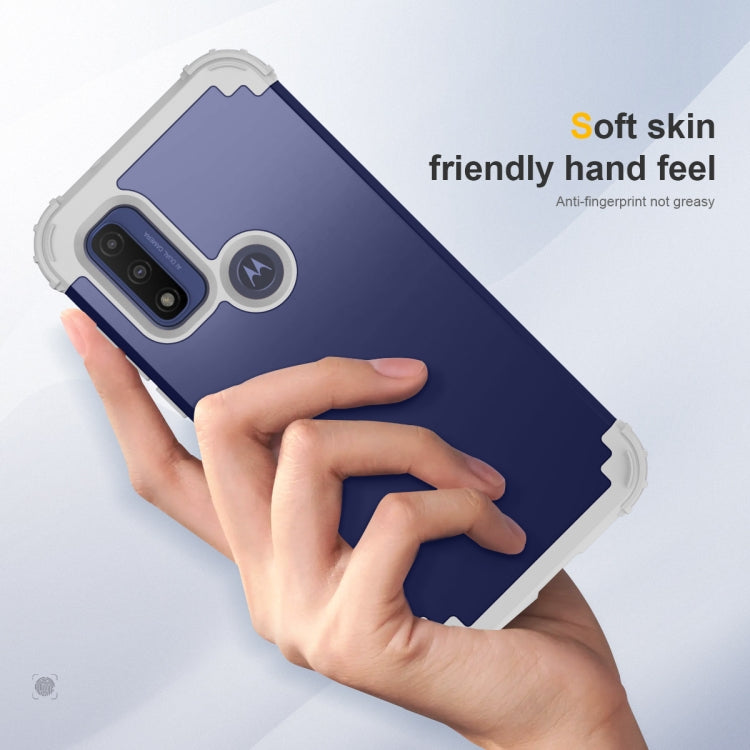 For Motorola G Pure 3 in 1 Shockproof PC + Silicone Protective Phone Case