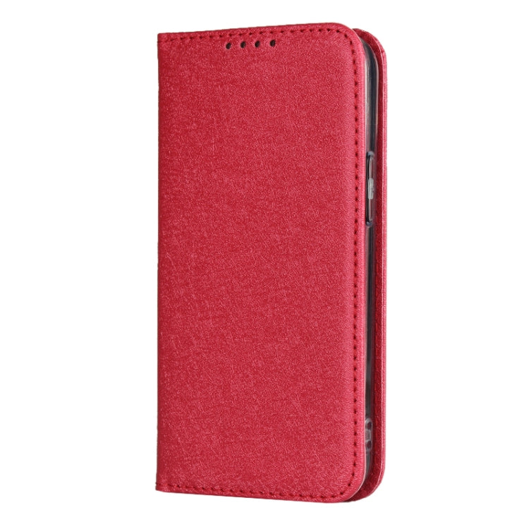 For iPhone 13 mini Silk Texture Horizontal Flip Phone Leather Case with lanyard