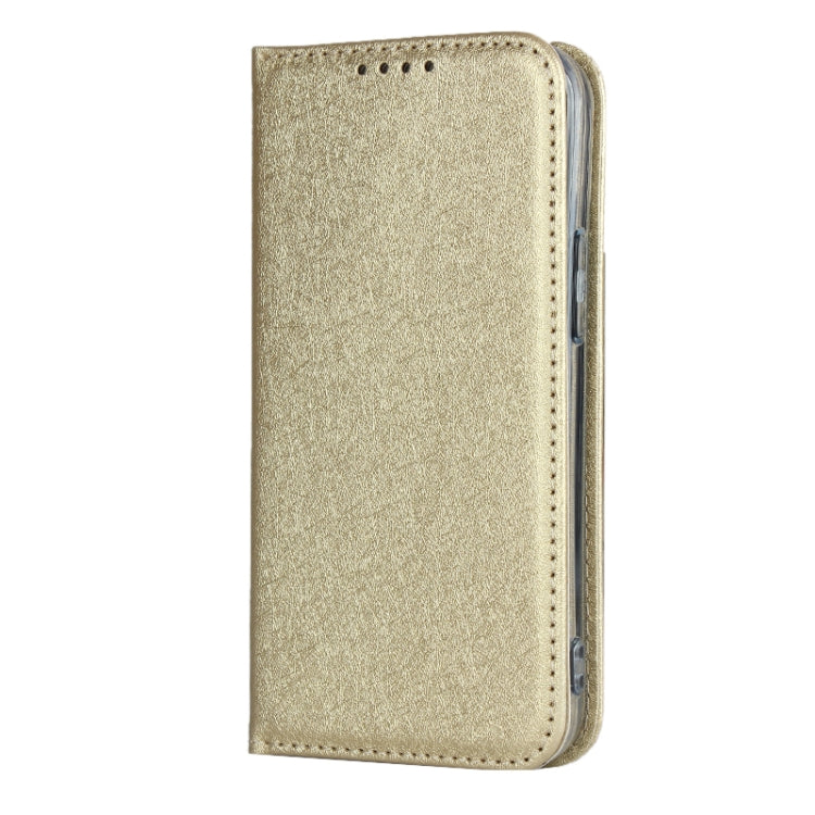 For iPhone 13 mini Silk Texture Horizontal Flip Phone Leather Case with lanyard