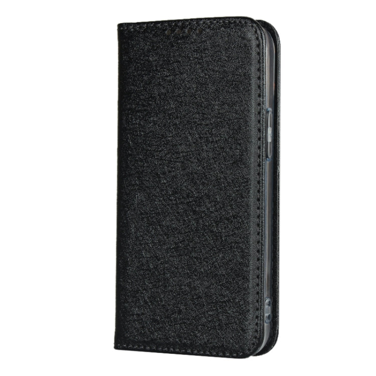 For iPhone 13 Silk Texture Horizontal Flip Phone Leather Case with lanyard