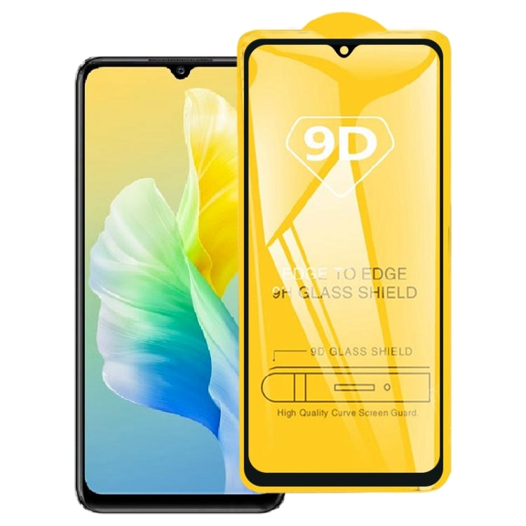 9D Full Glue Screen Tempered Glass Film For vivo S10e
