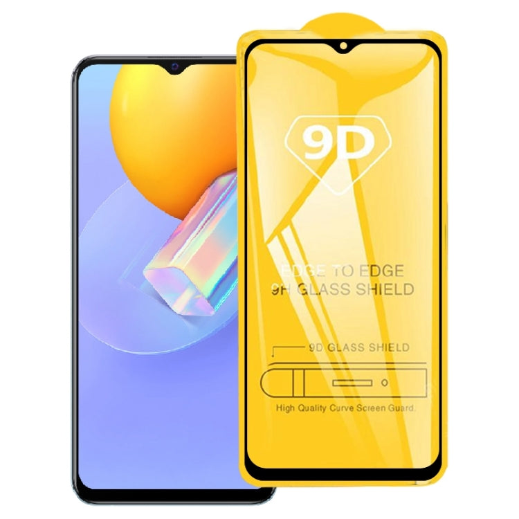 9D Full Glue Screen Tempered Glass Film For vivo Y51a