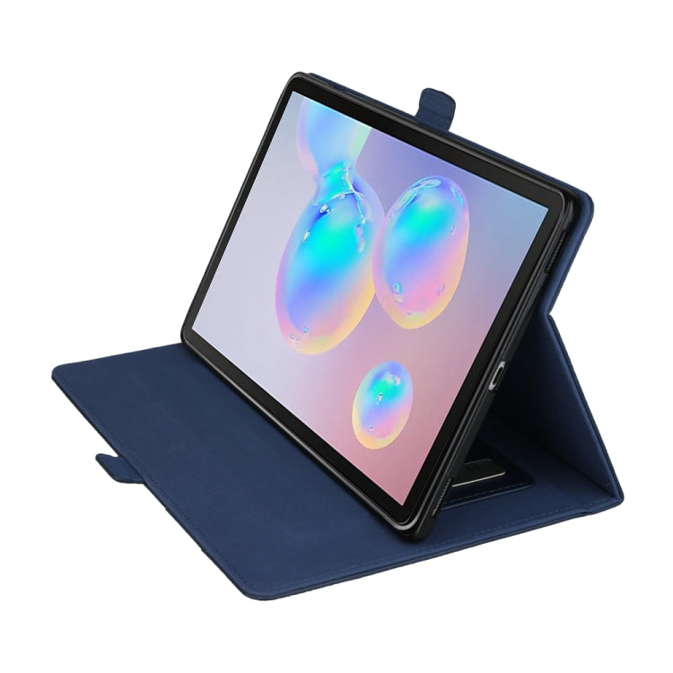 For Galaxy Tab S6 10.5 /T860 /T865 Horizontal Flip Double Brackets PU Leather Case with Card Slots & Photo Frame & Pen Slot