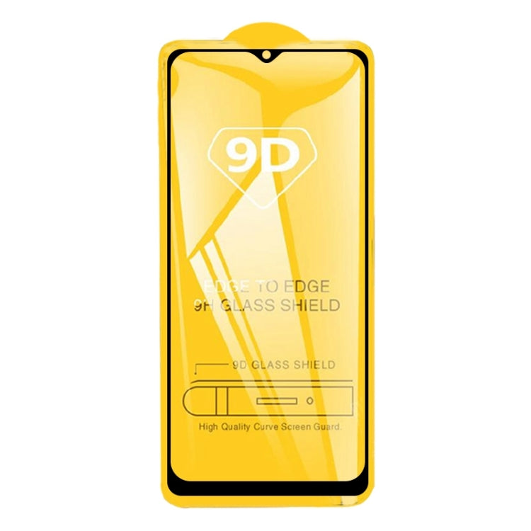 25 PCS 9D Full Glue Screen Tempered Glass Film For Samsung Galaxy A03 / A03 Core