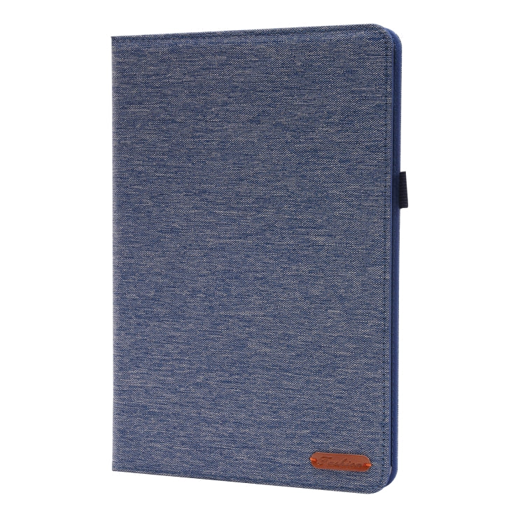 For Honor Tablet V7 Pro TPU + Fabric PU Leather Tablet Protective Case with Name Card Clip