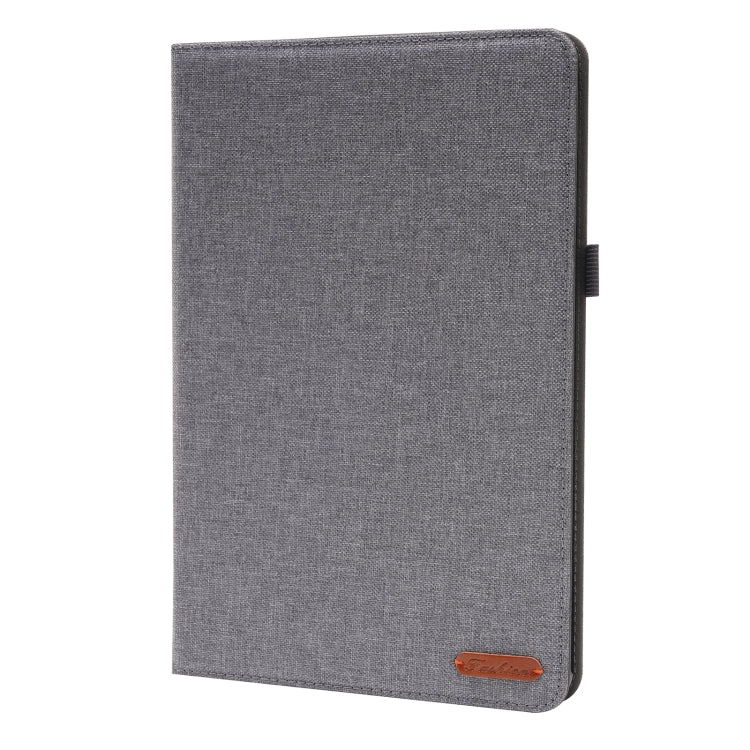 For Honor Tablet V7 Pro TPU + Fabric PU Leather Tablet Protective Case with Name Card Clip