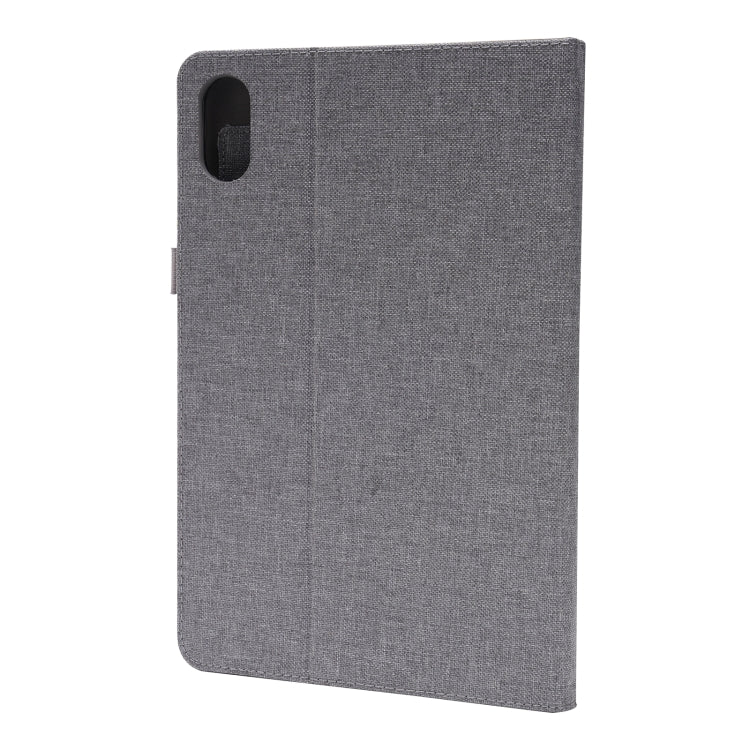 For Honor Tablet V7 Pro TPU + Fabric PU Leather Tablet Protective Case with Name Card Clip