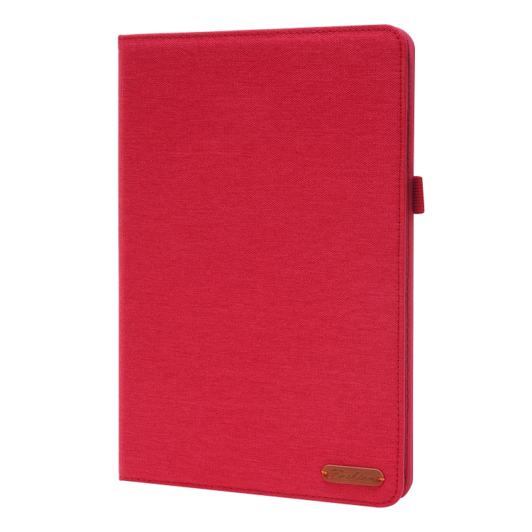For Honor Tablet V7 Pro TPU + Fabric PU Leather Tablet Protective Case with Name Card Clip