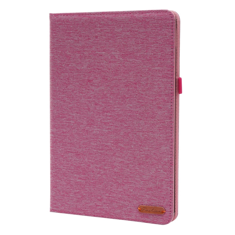 For Honor Tablet V7 Pro TPU + Fabric PU Leather Tablet Protective Case with Name Card Clip
