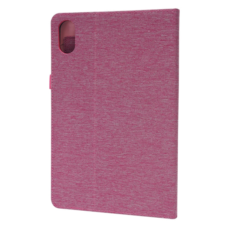 For Honor Tablet V7 Pro TPU + Fabric PU Leather Tablet Protective Case with Name Card Clip