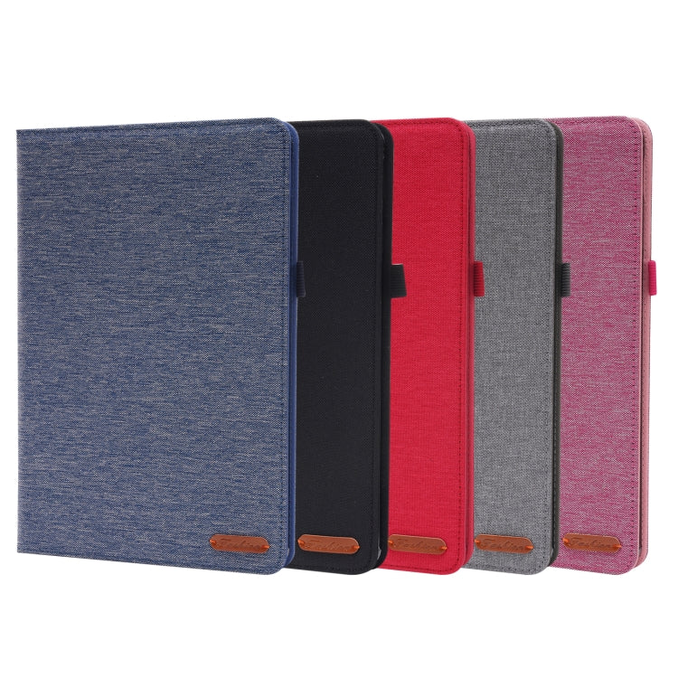 For Honor Tablet V7 Pro TPU + Fabric PU Leather Tablet Protective Case with Name Card Clip