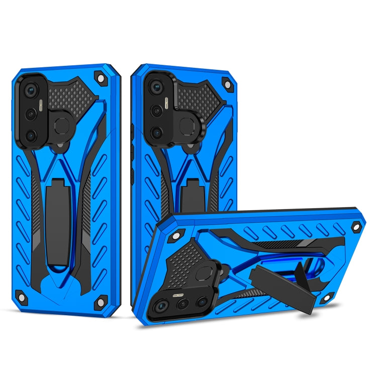For Infinix Hot 11 Shockproof TPU + PC Protective Phone Case with Holder