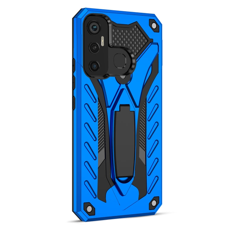 For Infinix Hot 11 Shockproof TPU + PC Protective Phone Case with Holder
