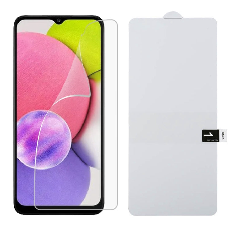 Full Screen Protector Explosion-proof Hydrogel Film For Samsung Galaxy A03 / A03 Core