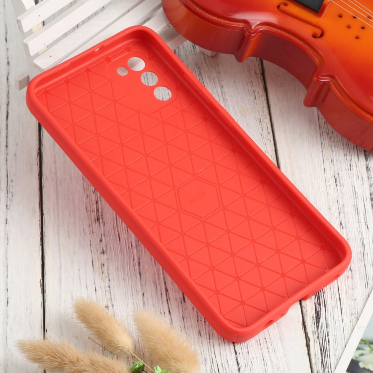 For Samsung Galaxy A02s / M02s Litchi Texture Sliding Camshield TPU Phone Case