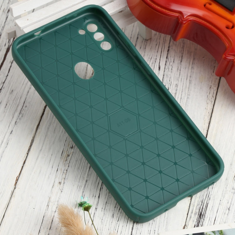 For Samsung Galaxy A11 / M11 Litchi Texture Sliding Camshield TPU Phone Case