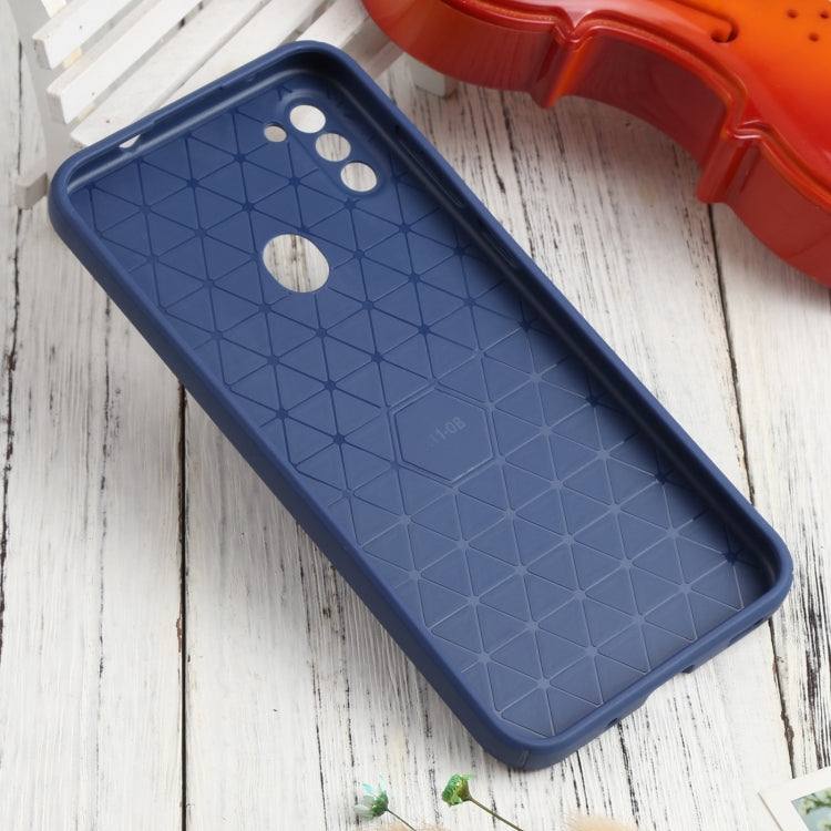 For Samsung Galaxy A11 / M11 Litchi Texture Sliding Camshield TPU Phone Case