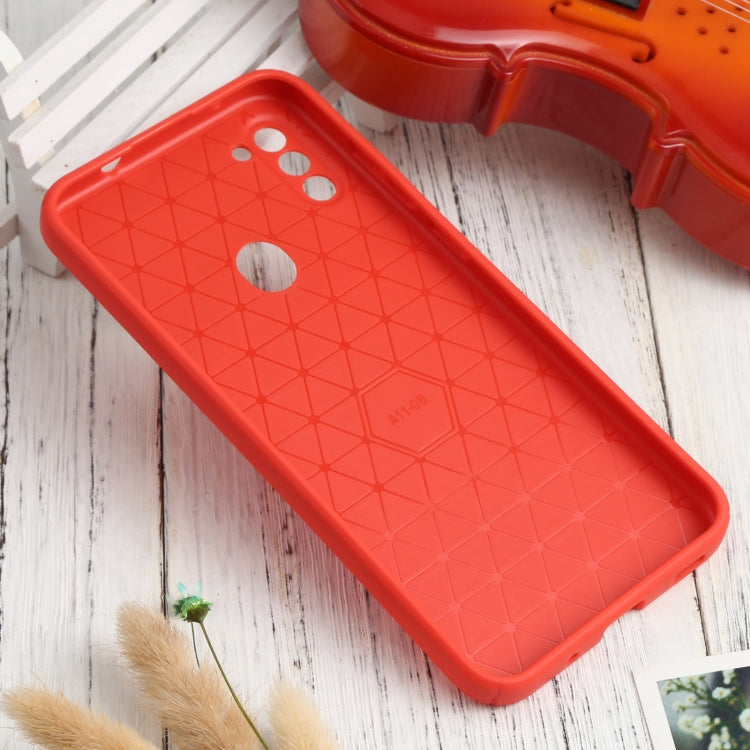 For Samsung Galaxy A11 / M11 Litchi Texture Sliding Camshield TPU Phone Case