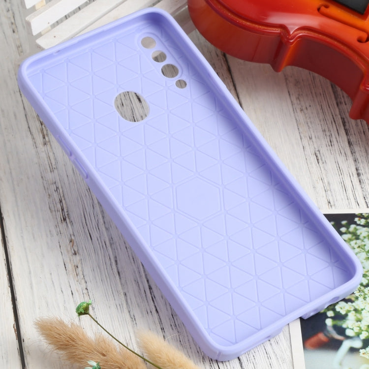 For Samsung Galaxy A20s Litchi Texture Sliding Camshield TPU Phone Case