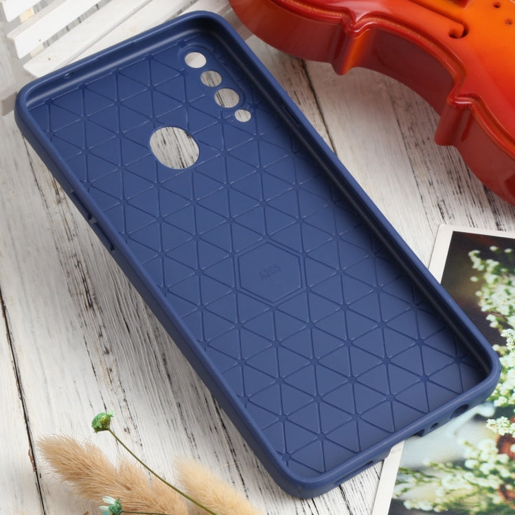 For Samsung Galaxy A20s Litchi Texture Sliding Camshield TPU Phone Case